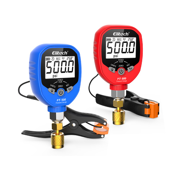 精創PT500/800高精度智能壓力表進口傳感器APP查看管道溫度測量